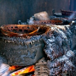Boiling water on wood-fuelled stoves